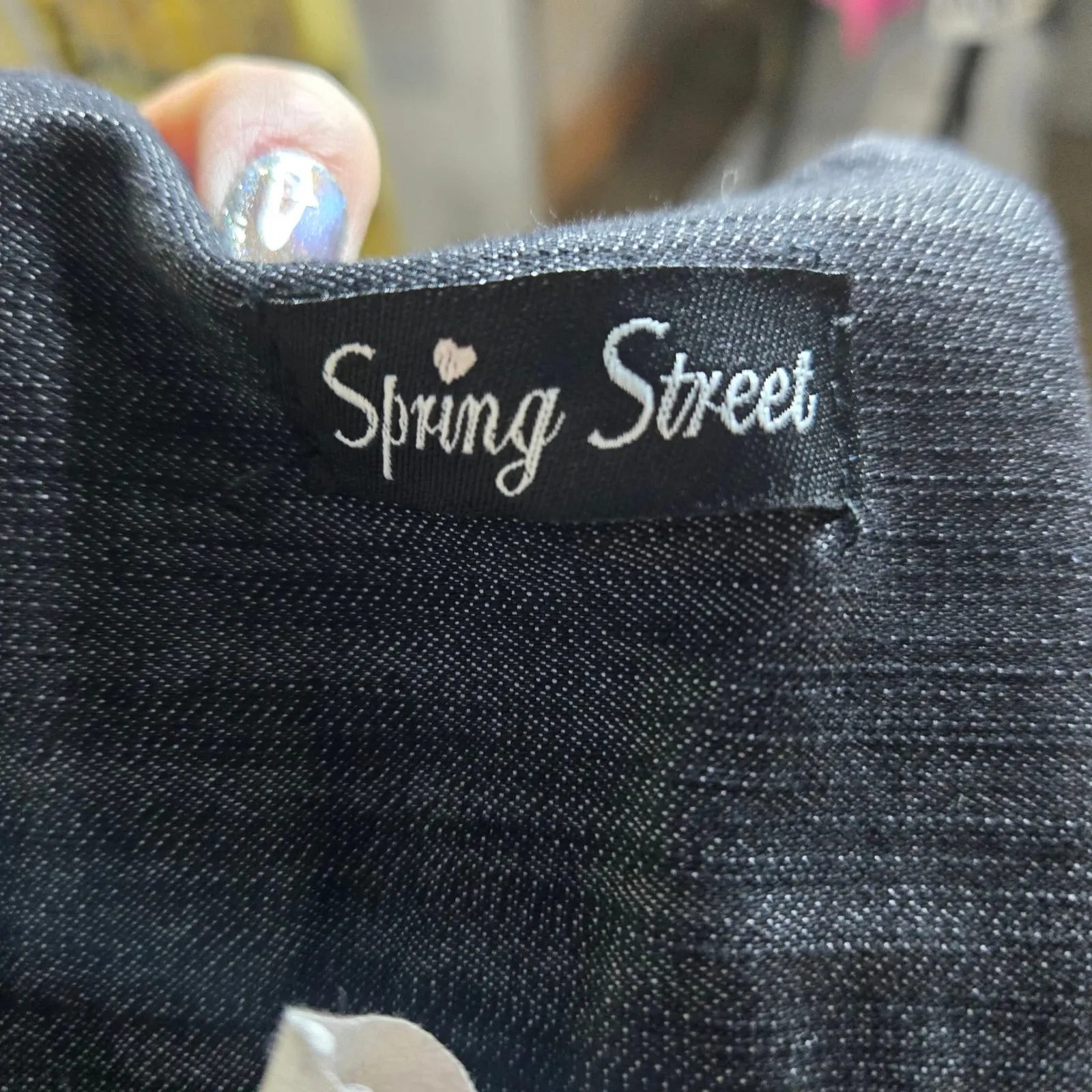 Spring Street Wide Waist Band Three Button Enclosure Dress Pant Size 22 - Image 3