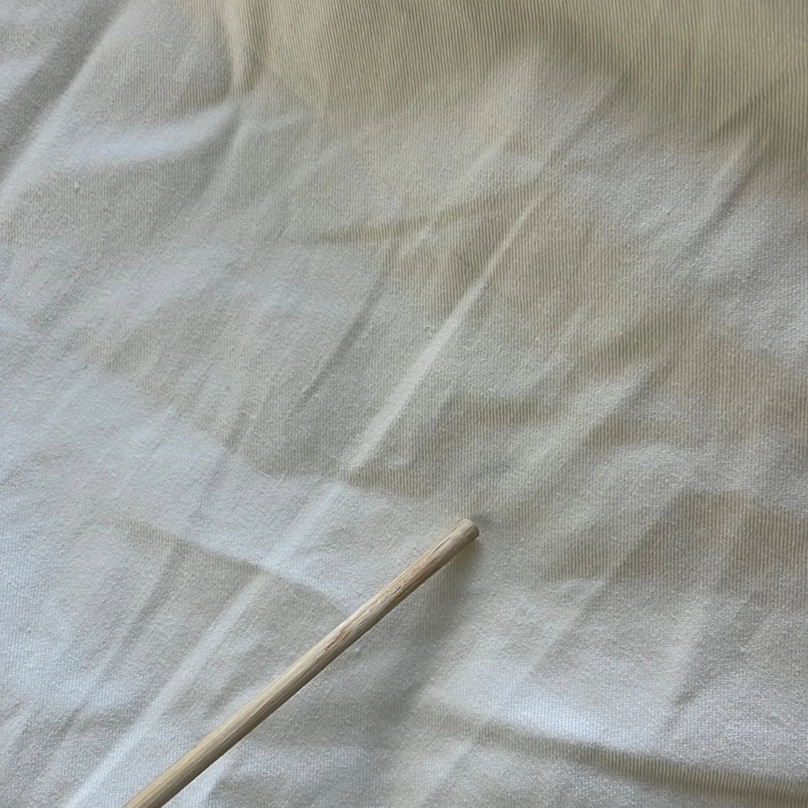 Renouveau Boho Midi Skirt Elastic Waist Side Pockets Sie XS/S Cream Beachy - Image 10