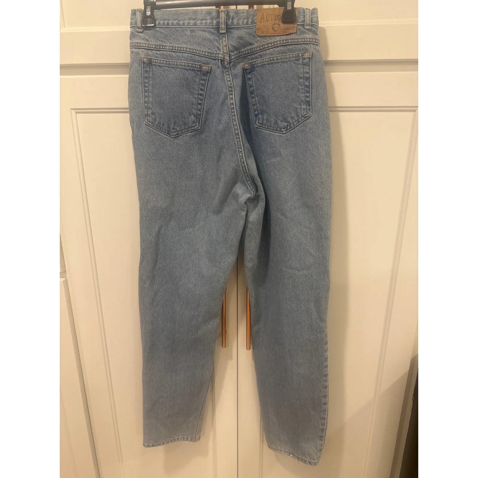 Vintage 90’s Paris sports club cotton jeans size 10 women’s casual Blue - Image 4