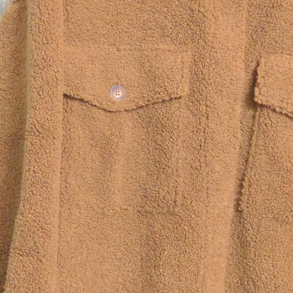 Contour Faux Shearling Jacket In Sepia Shacket 7/8 (4XL/5XL) New - Image 2