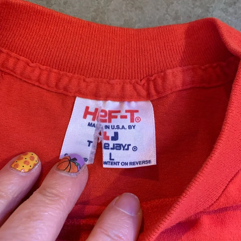 Vintage Red Florida T Shirt Adult Womens L Large Tee Hef - Image 5