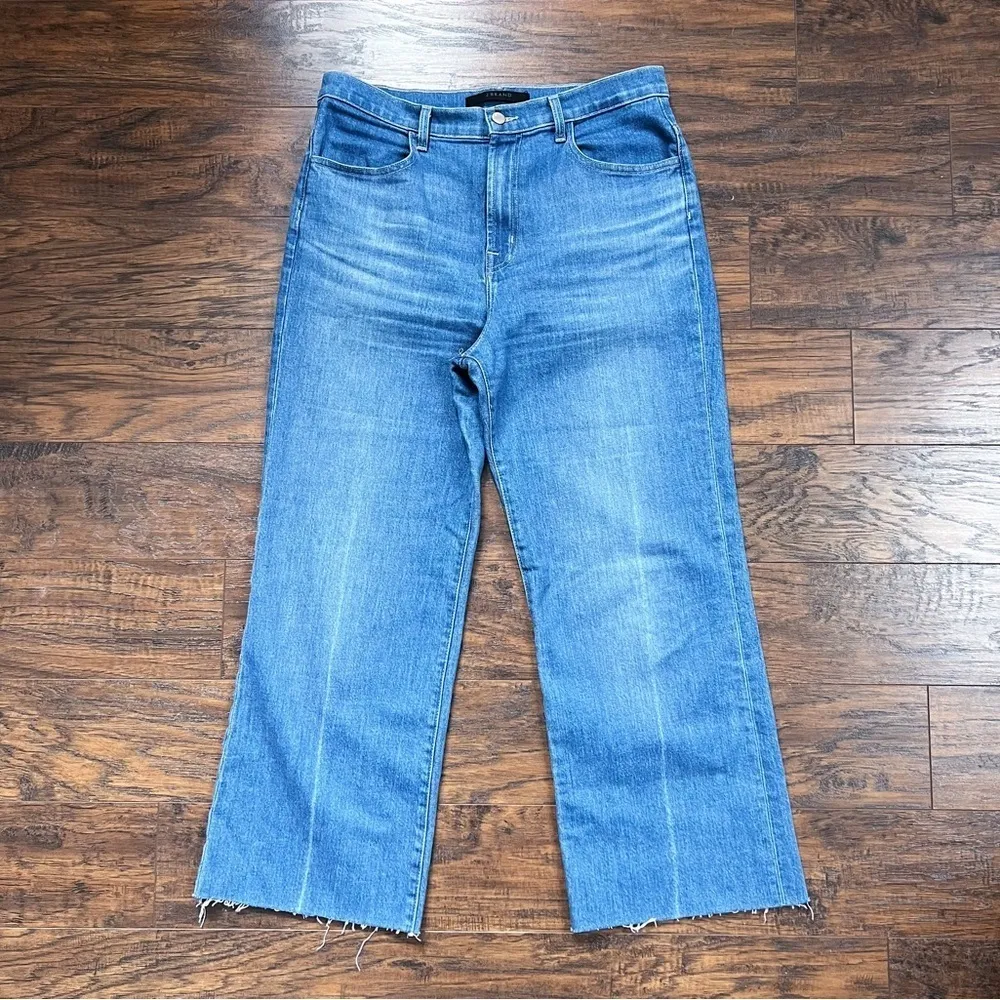 J Brand • Joan Wide-Leg Jean crop ankle light wash Alto blue stretch high rise - Image 5