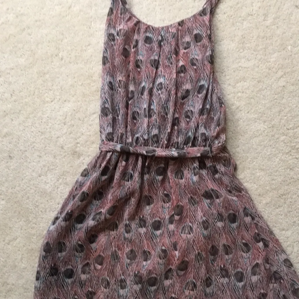 3 for $15!! 🌟NEW cute Pink feather peacock print dress - Image 3