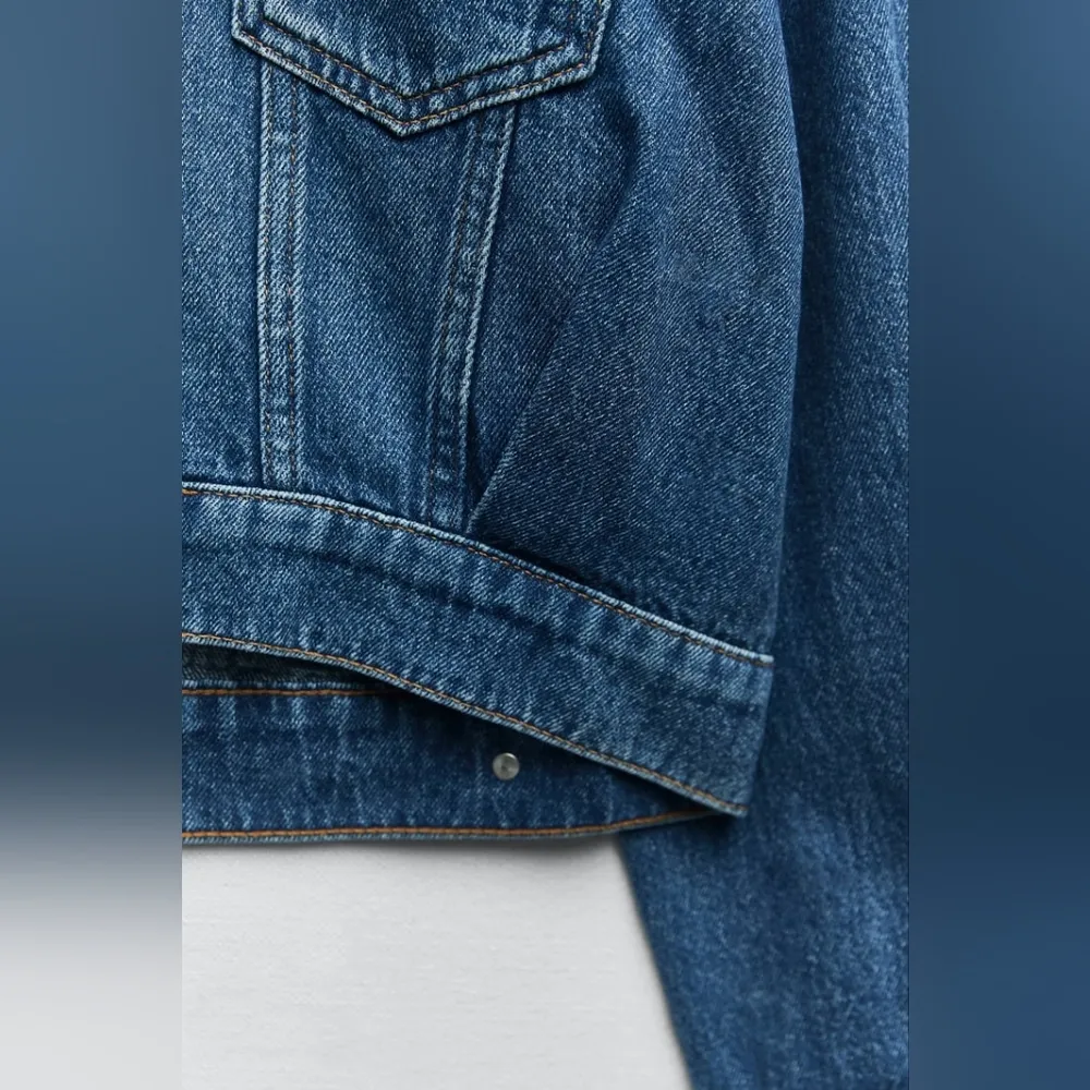 CROPPED DENIM JACKET - Image 5