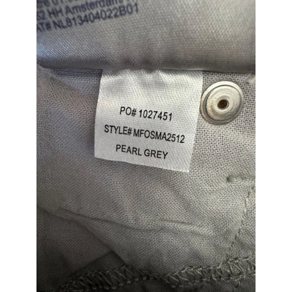 NYDJ Marilyn Straight Ankle Jeans Lift Tuck Stretch Shaping Pearl Gray Size 4 - Image 7