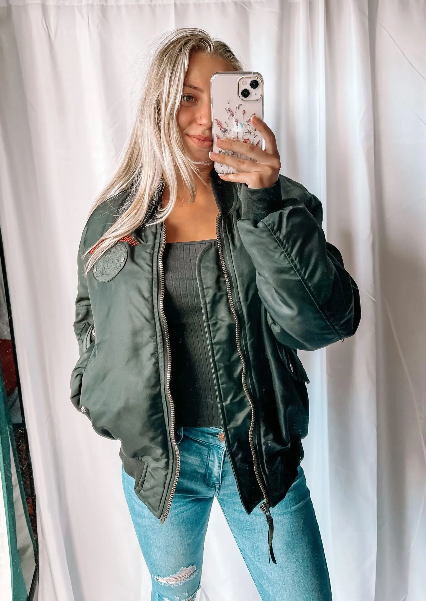 Harley Davidson Bomber Jacket - Image 3