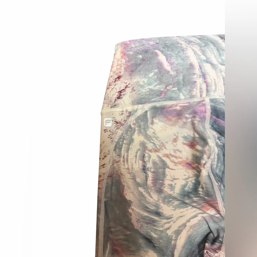 Fabletics High-Waisted PowerHold 7/8 legging pastel stratus Small compression - Image 8