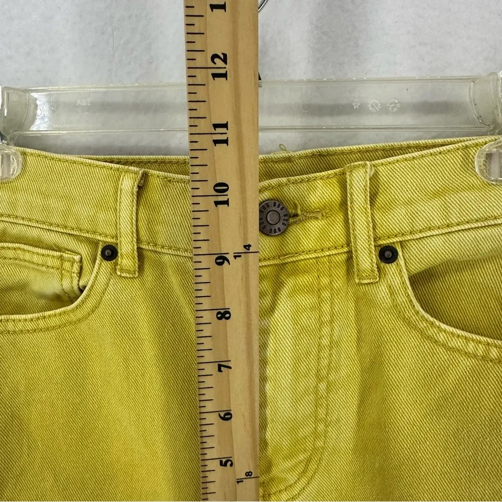 BDG Urban Outfitters Straight Leg High Waisted Jeans Womens 24 Yellow - Image 7