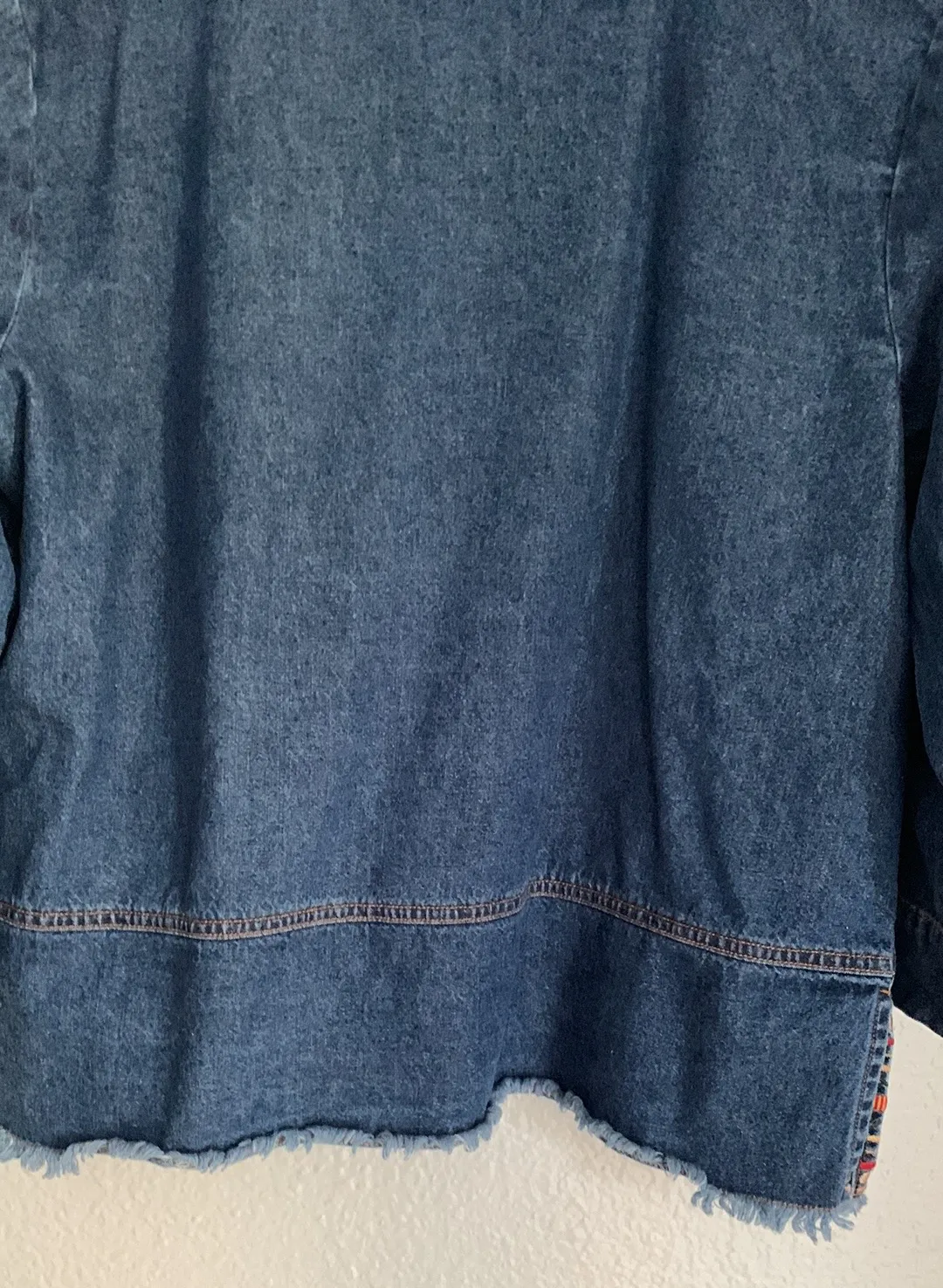 Mountain lake Denim Top Blue - Image 7