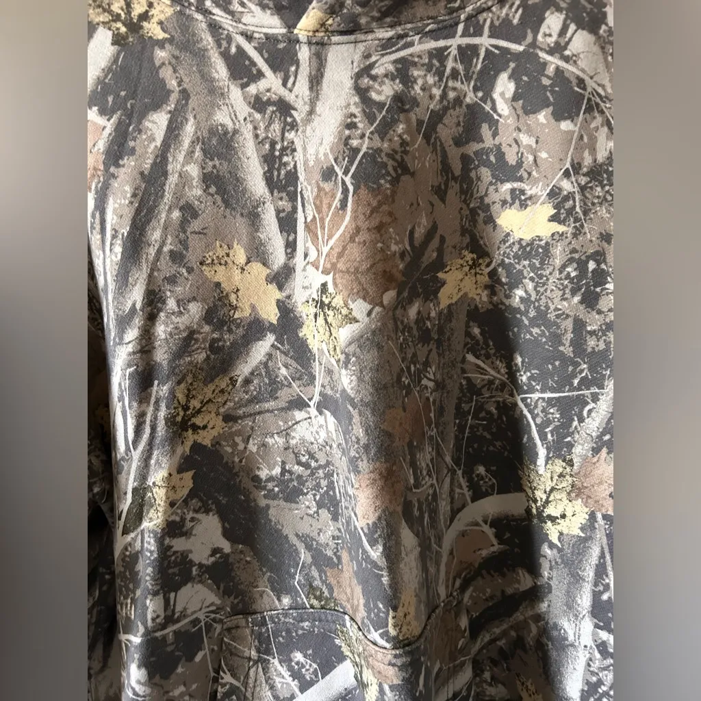 Abercrombie & Fitch Soft Essentials Oversized Camo Hoodie Sweatshirt Size Large - Image 4