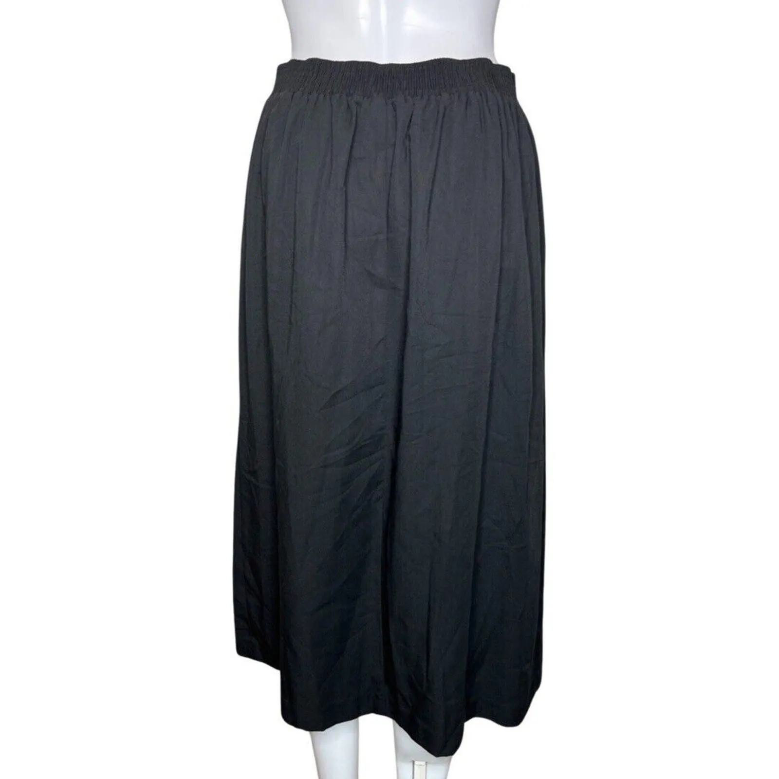 Radcliffe Skirt Womens 12 Black Midi‎ Casual Office Modest Neutral Minimalist - Image 4