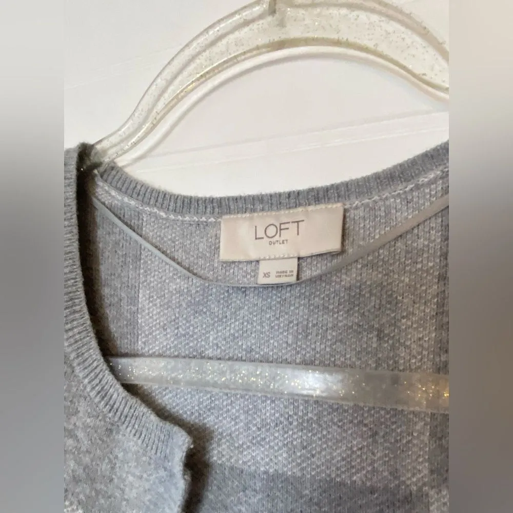 Loft  Ann Taylor Plaid Cotton Cardigan - Image 3