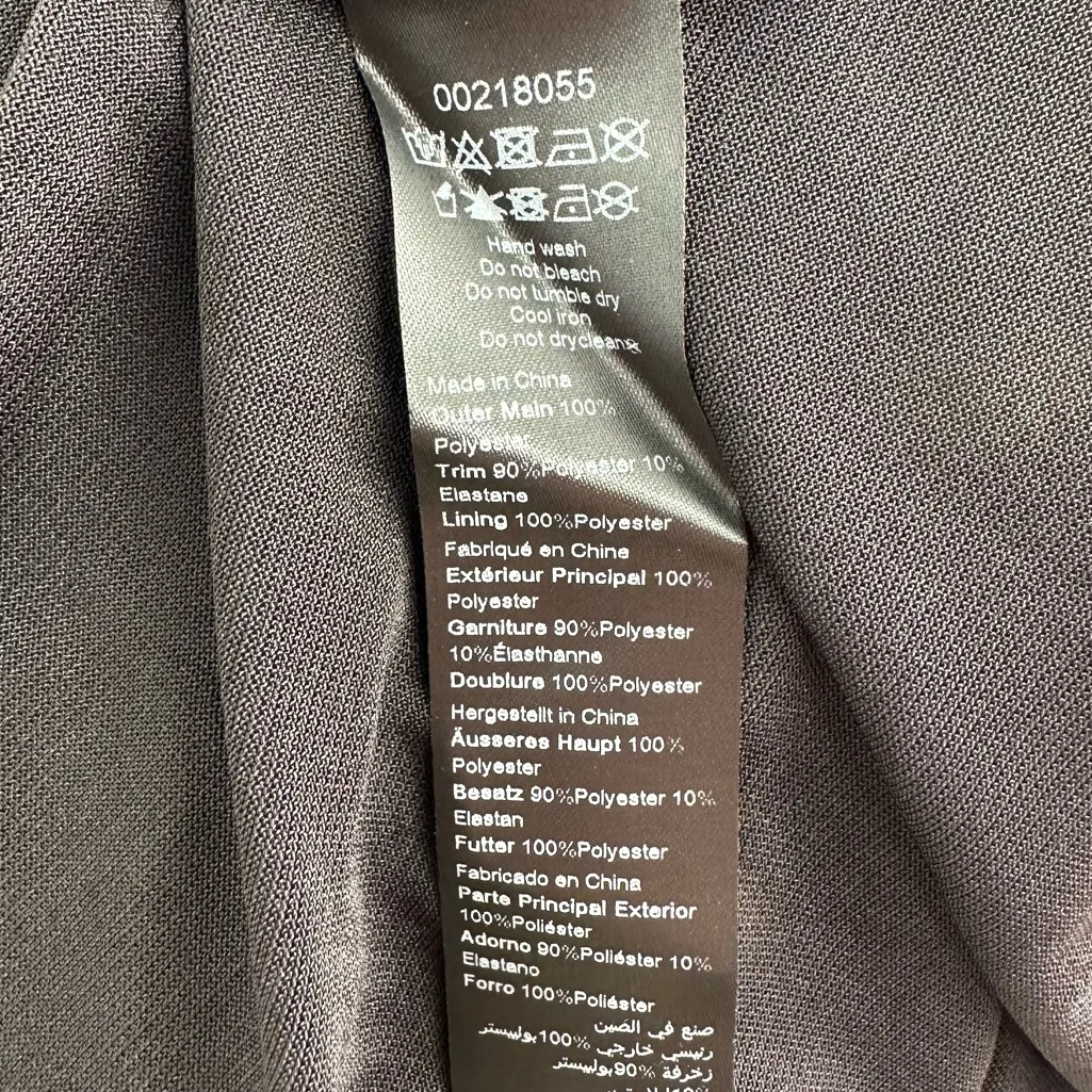 City Chic Black Bronze Sequin Demi Maxi Dress size XS/14 Elbow Flutter Sleeves - Image 13