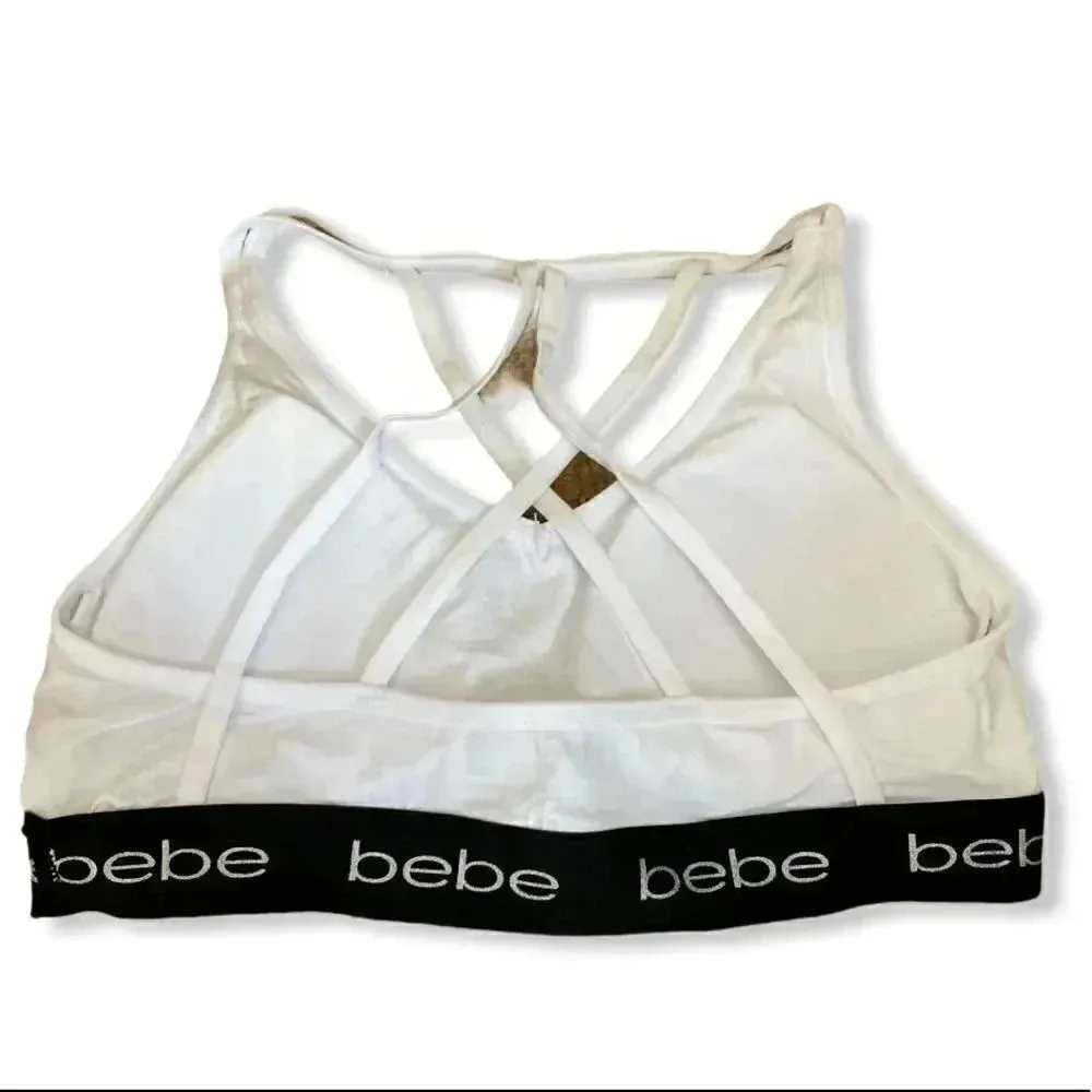 BEBE Cage Back Lounge Womens Bra (NWT) SZ L - Image 2