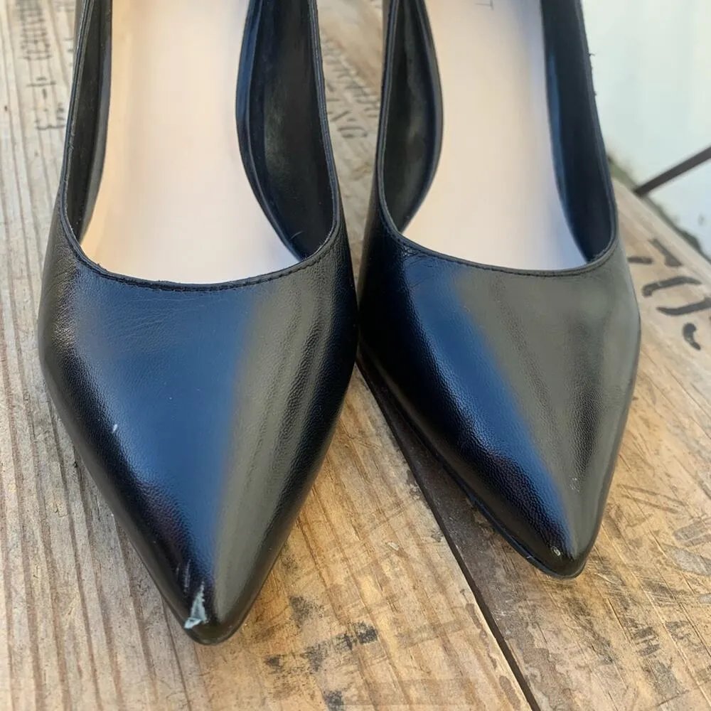 Nine West classic black pumps heels 7 1/2 M - Image 3
