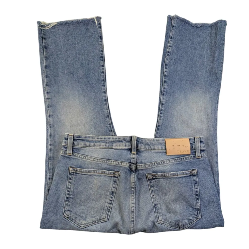 Trave Colette Kick Flare Staying Alive GUC $238 Size 31 J1619 Blue - Image 3