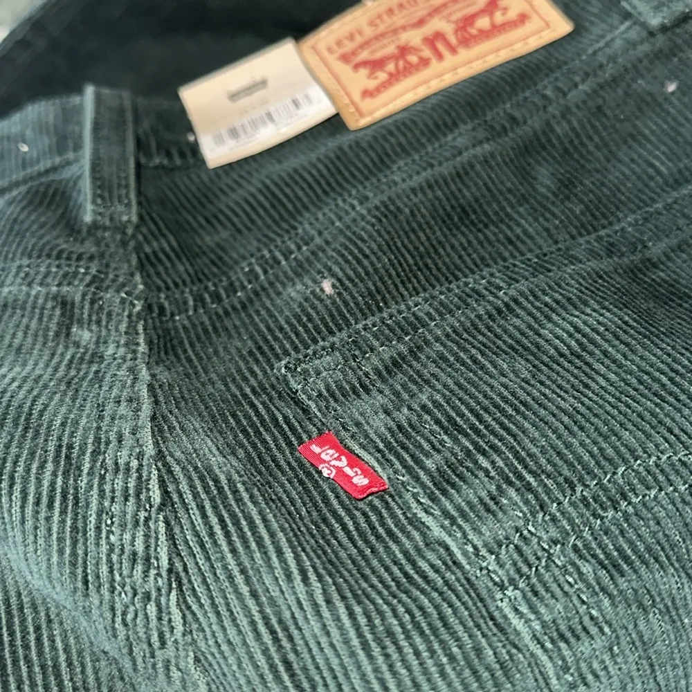 NWT  Levis Womens Mid Rise 94 Baggy Corduroy Jeans Pants Green 26 - Image 8