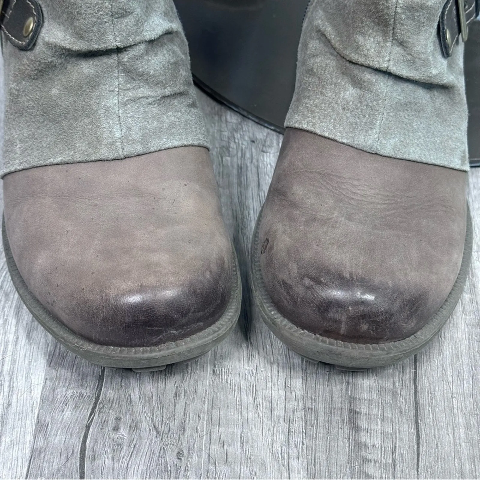 Earth Origins Originals Phoenix Boot Brown Size 6 1/2 Ankle Boots Leather Moto - Image 5