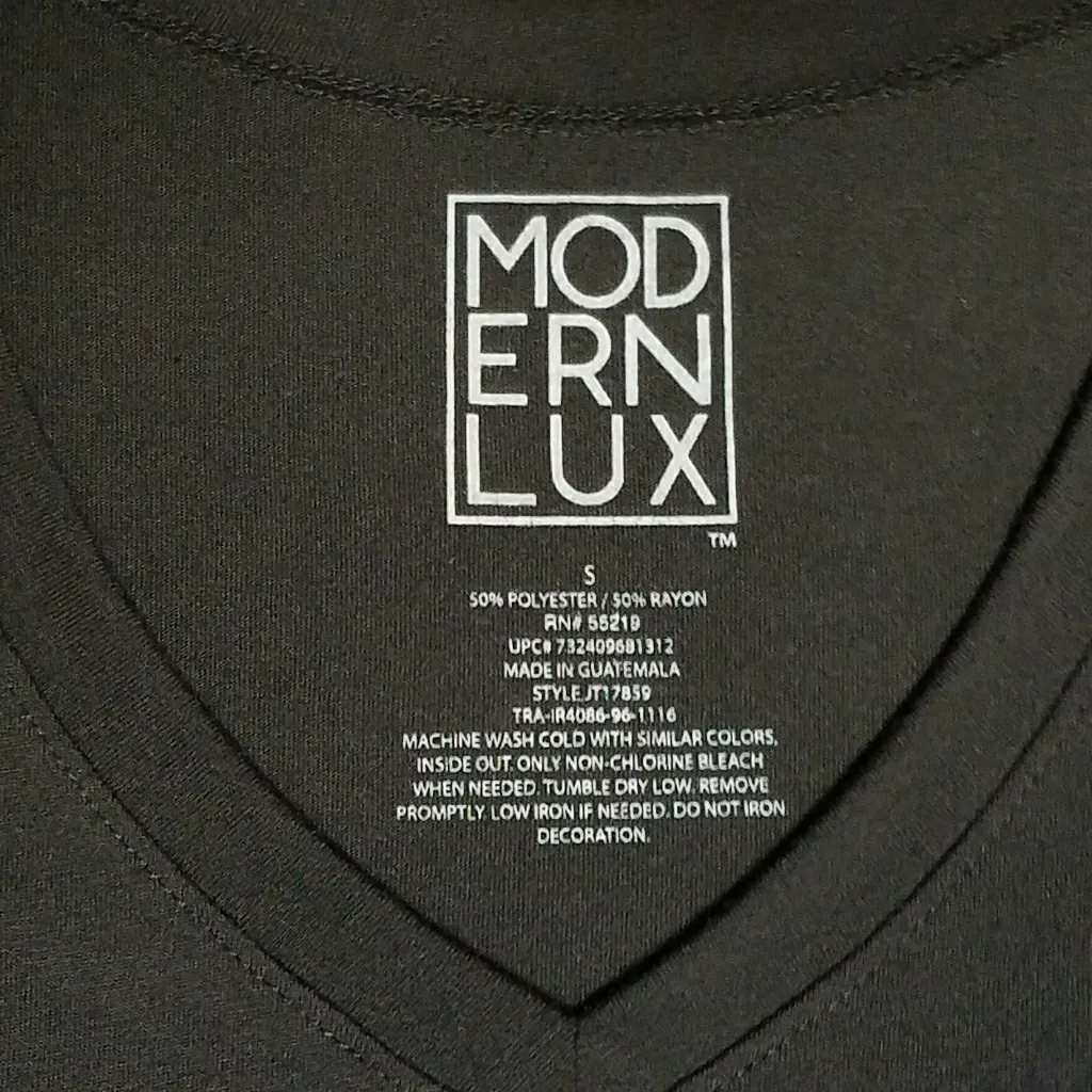 Womens Modernlux Black Tee S Love Saturdays - Image 3