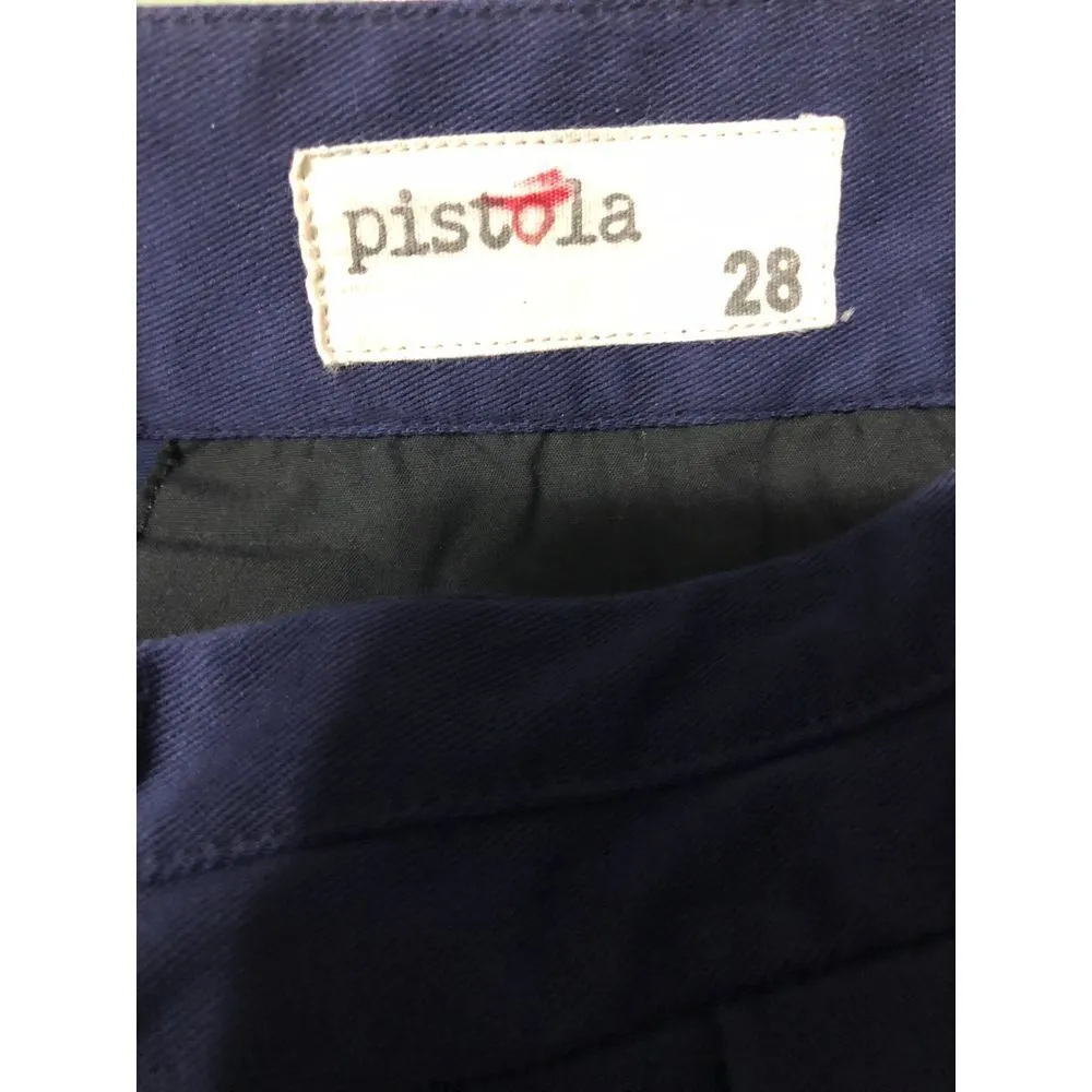 Pistola Lindsay crop kick flare Navy pants Women's size 28 waist measures 31"‎ - Image 4