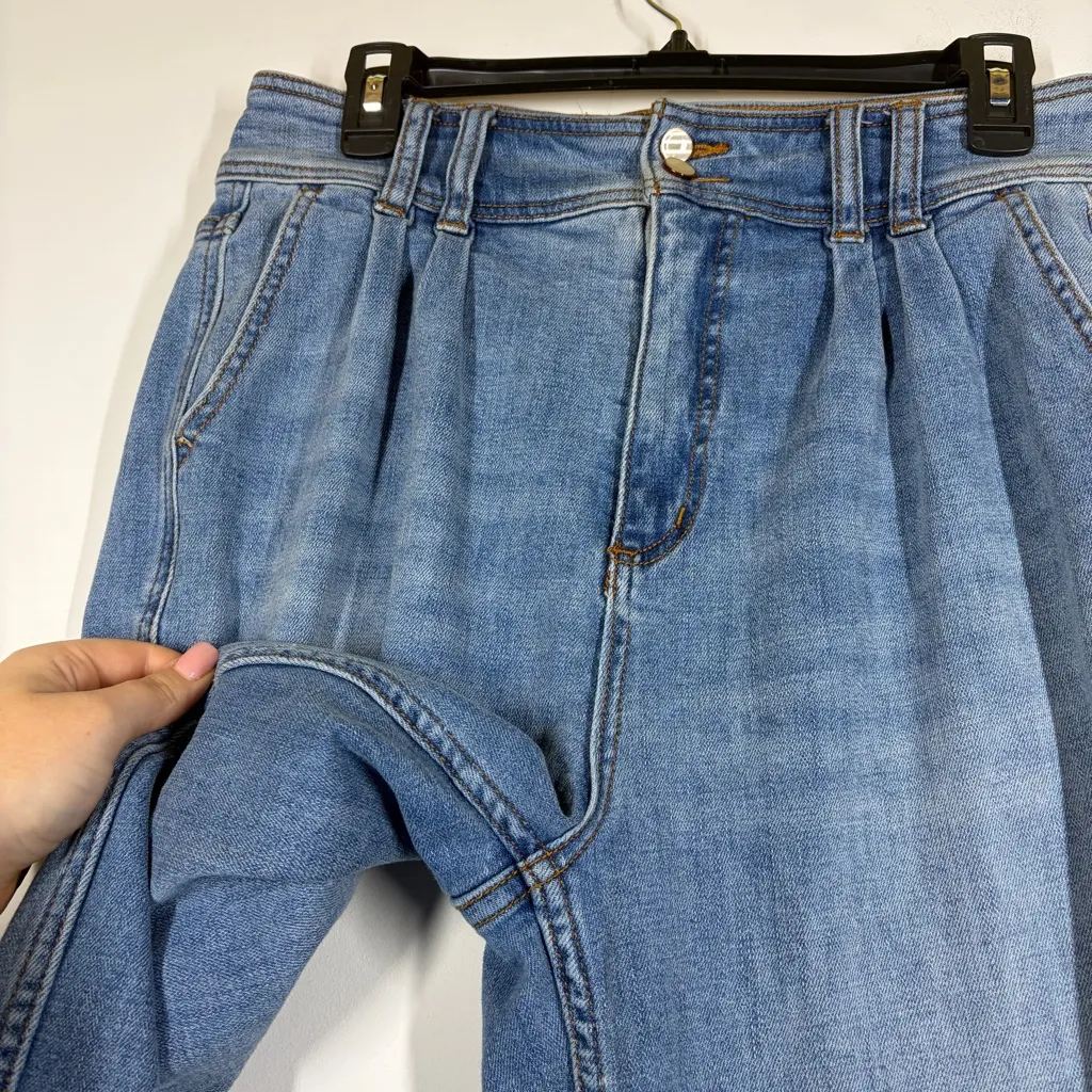 Anthro Pilcro Ultra High Rise Pleated Trouser Jeans Size 28 - Image 8