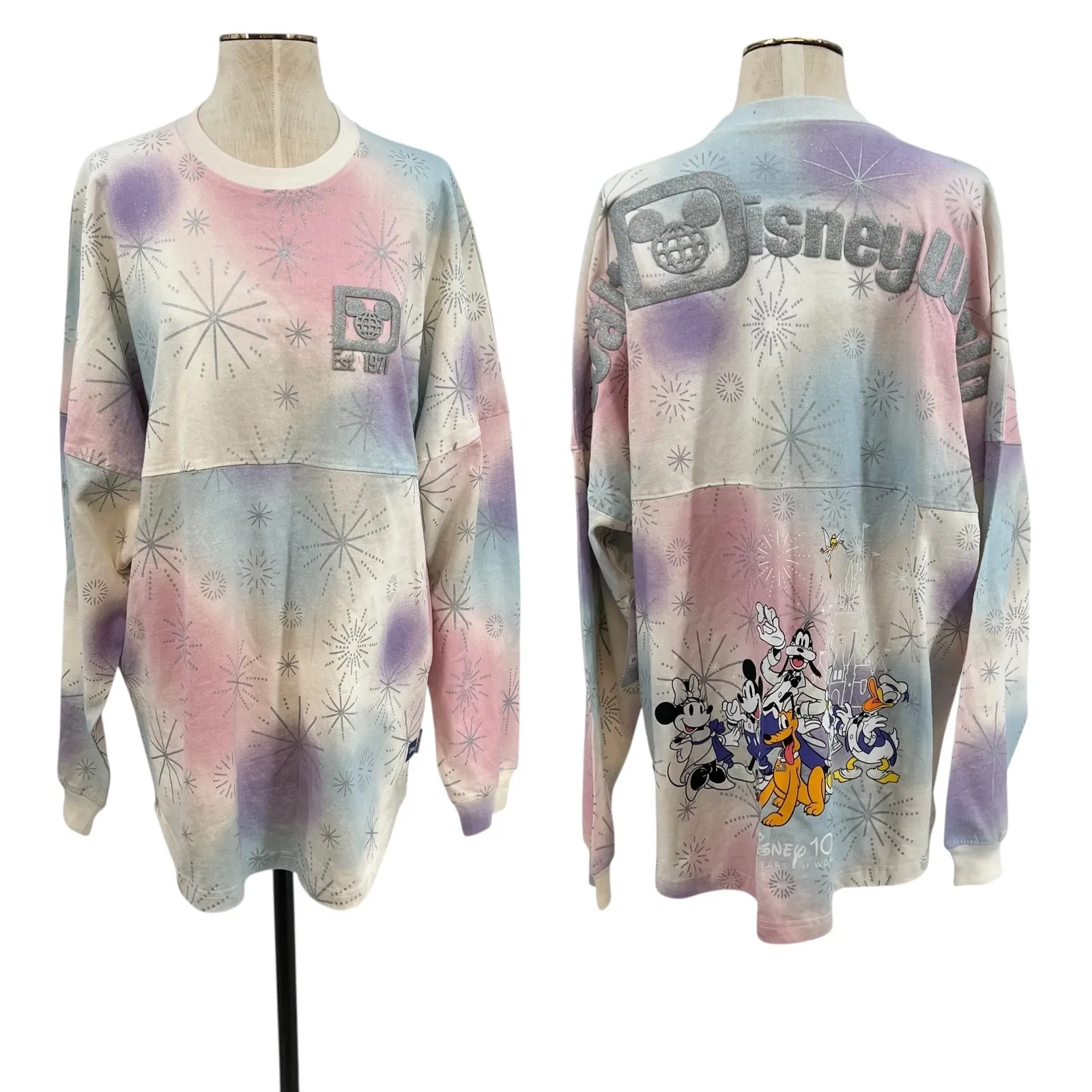 Disney‎ World Mickey Mouse Friends Disney100 Spirit Jersey Shirt Size Large - Image 2