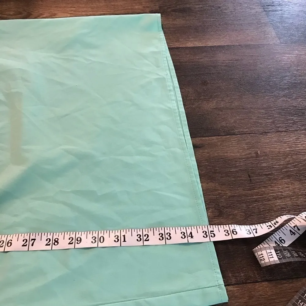 Ezra Aqua Dress Adjustable Sleeves Missing Label - Image 10