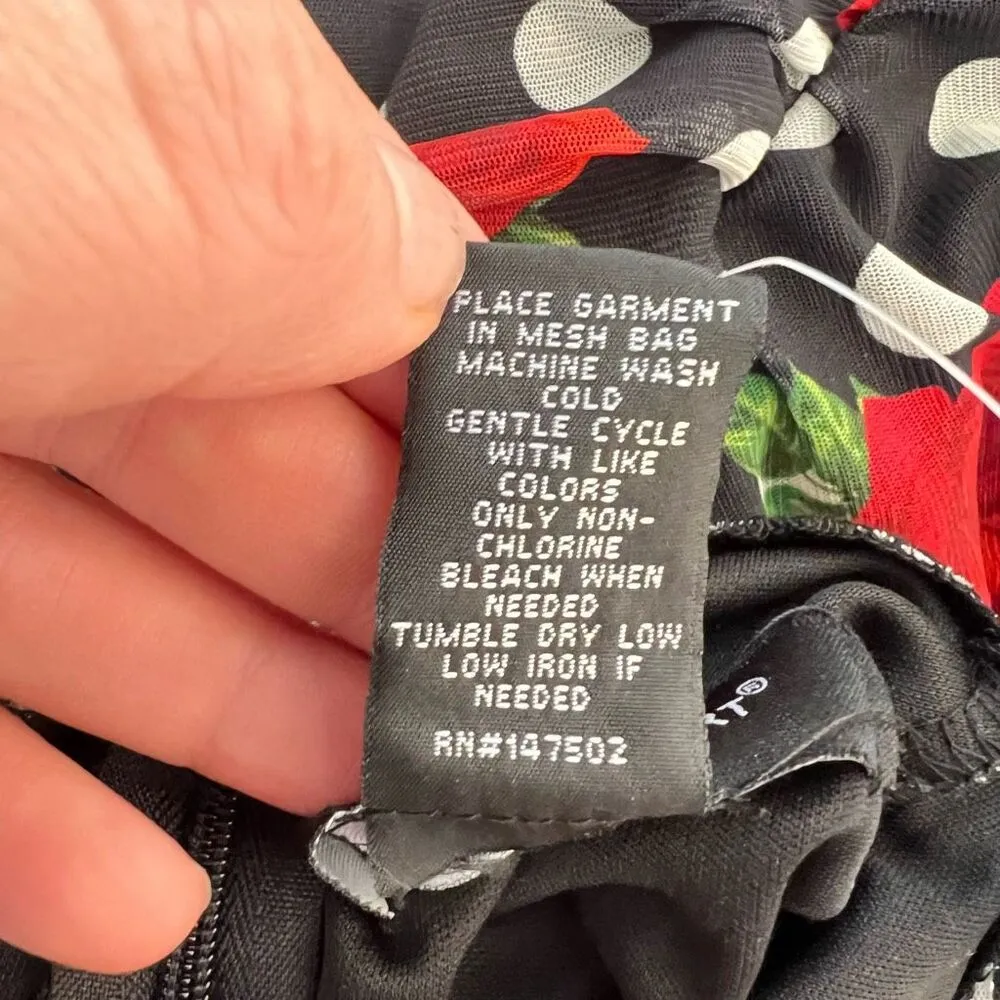 Ashley Stewart NWT Floral Dot Ruched long sleeve Mesh Bodycon size 22/24 - Image 10