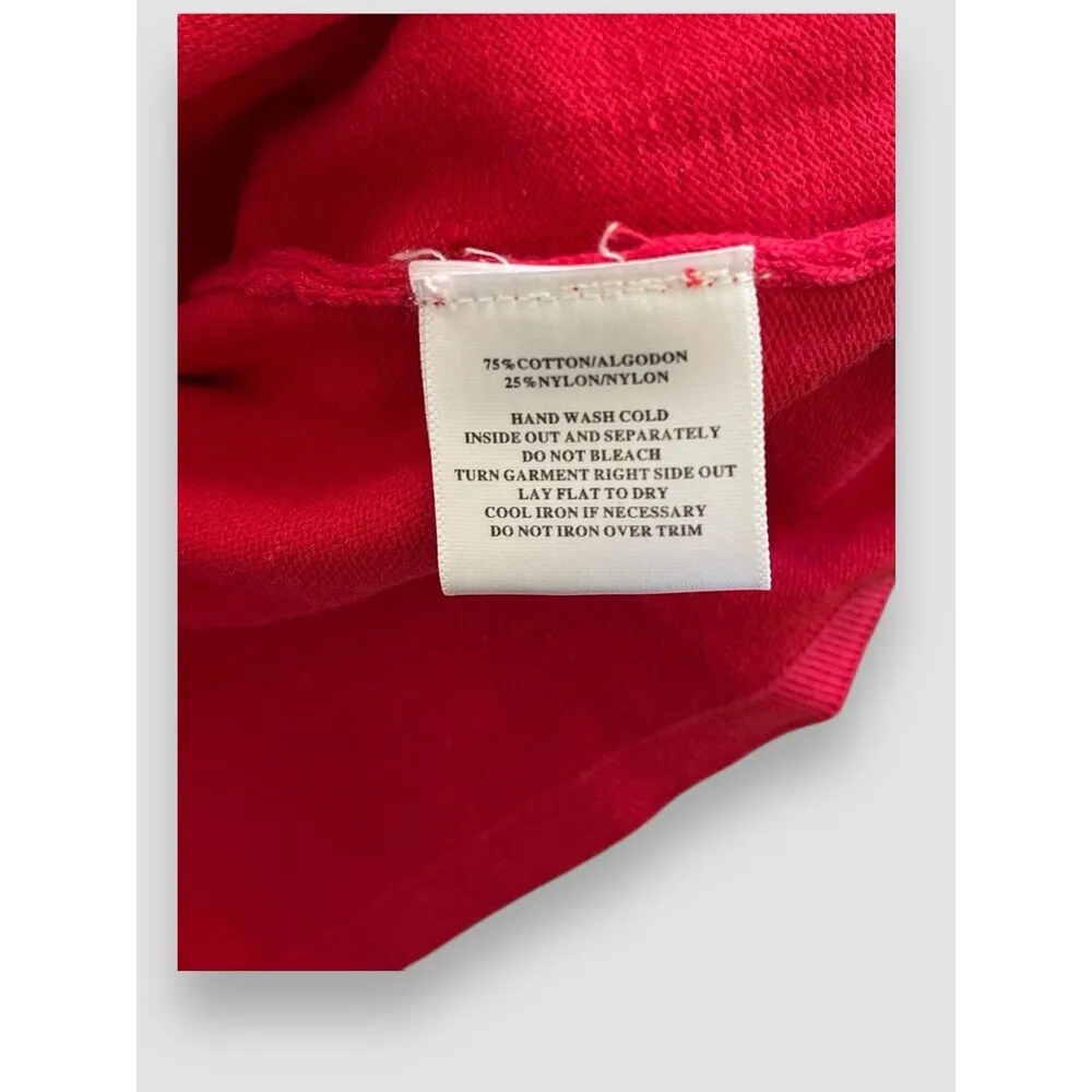 Sag Harbor Cardigan Cotton Blend 2in1 Soft Knit Comfort Pullover Red Size XL NWT - Image 6