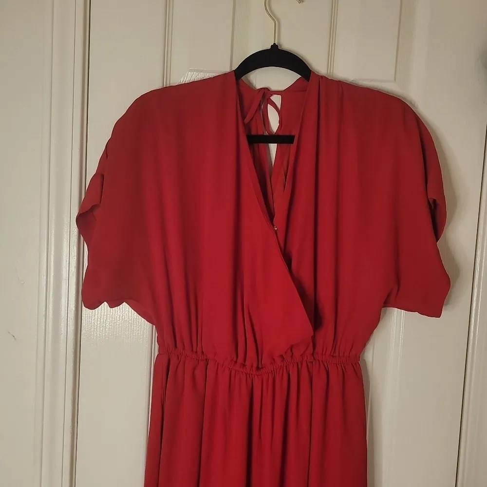 MODCLOTH Wide Leg Jumpsuit size XS Red NWT - Image 15
