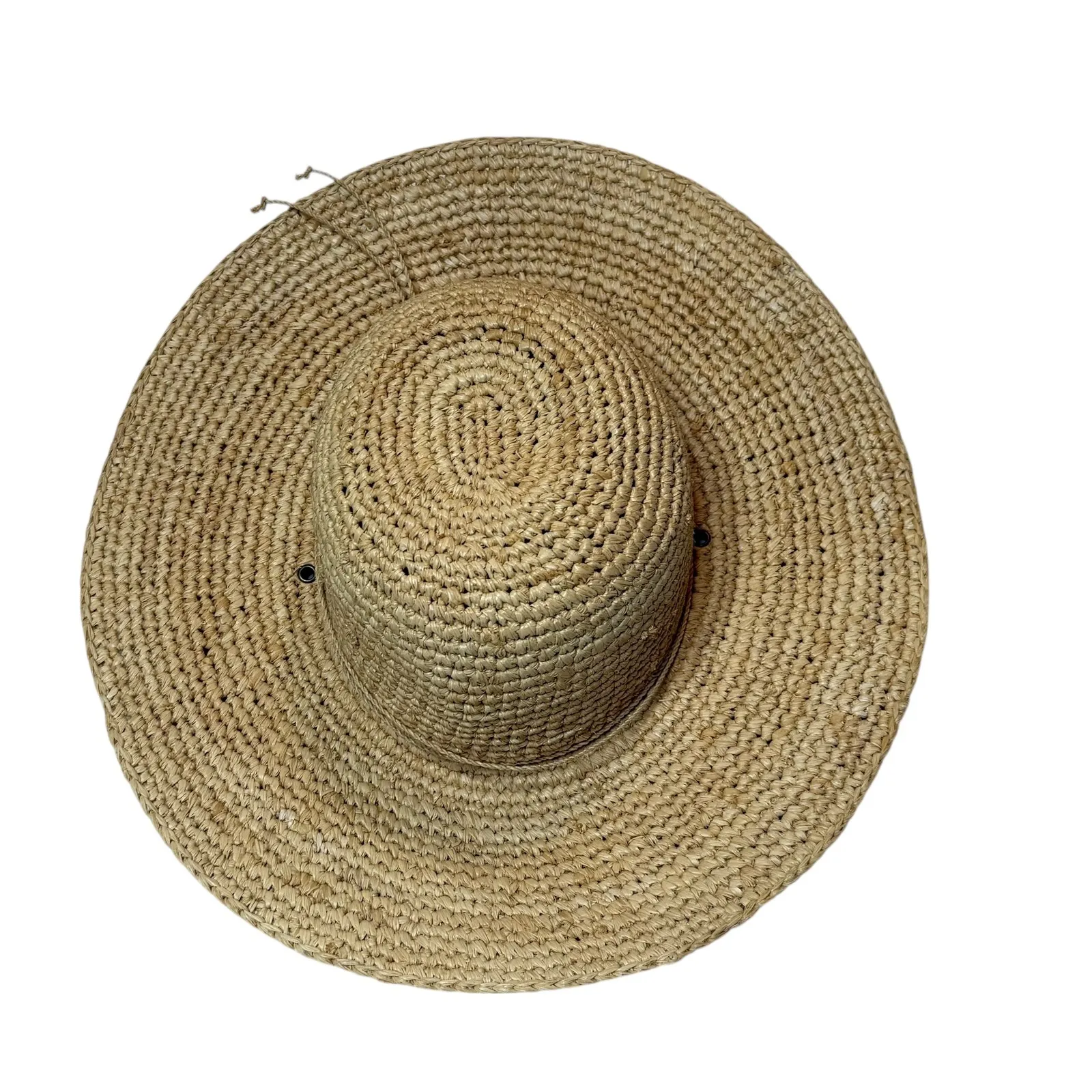 Scala Collection Natural Fiber Straw Hat Wide Brim Sun Hat Tan - Image 2