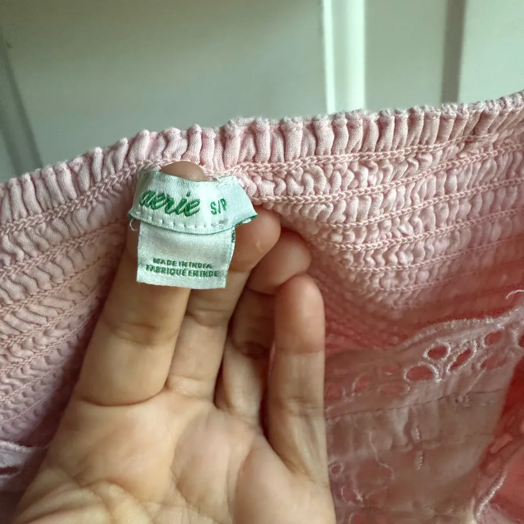 Aerie Eyelet Crop Camisole - Image 3