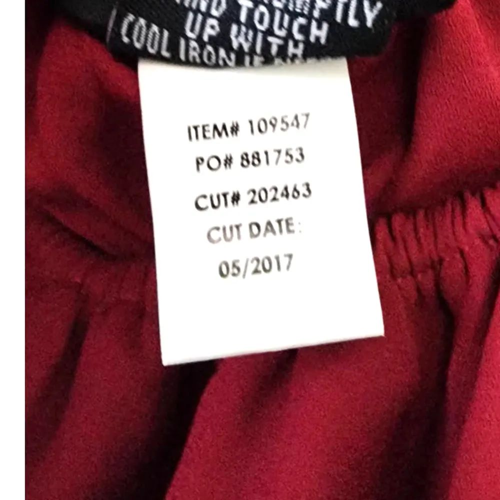 Torrid Georgette Lace Up Off the Shoulder Top Blouse Size 00 M/L - Image 8