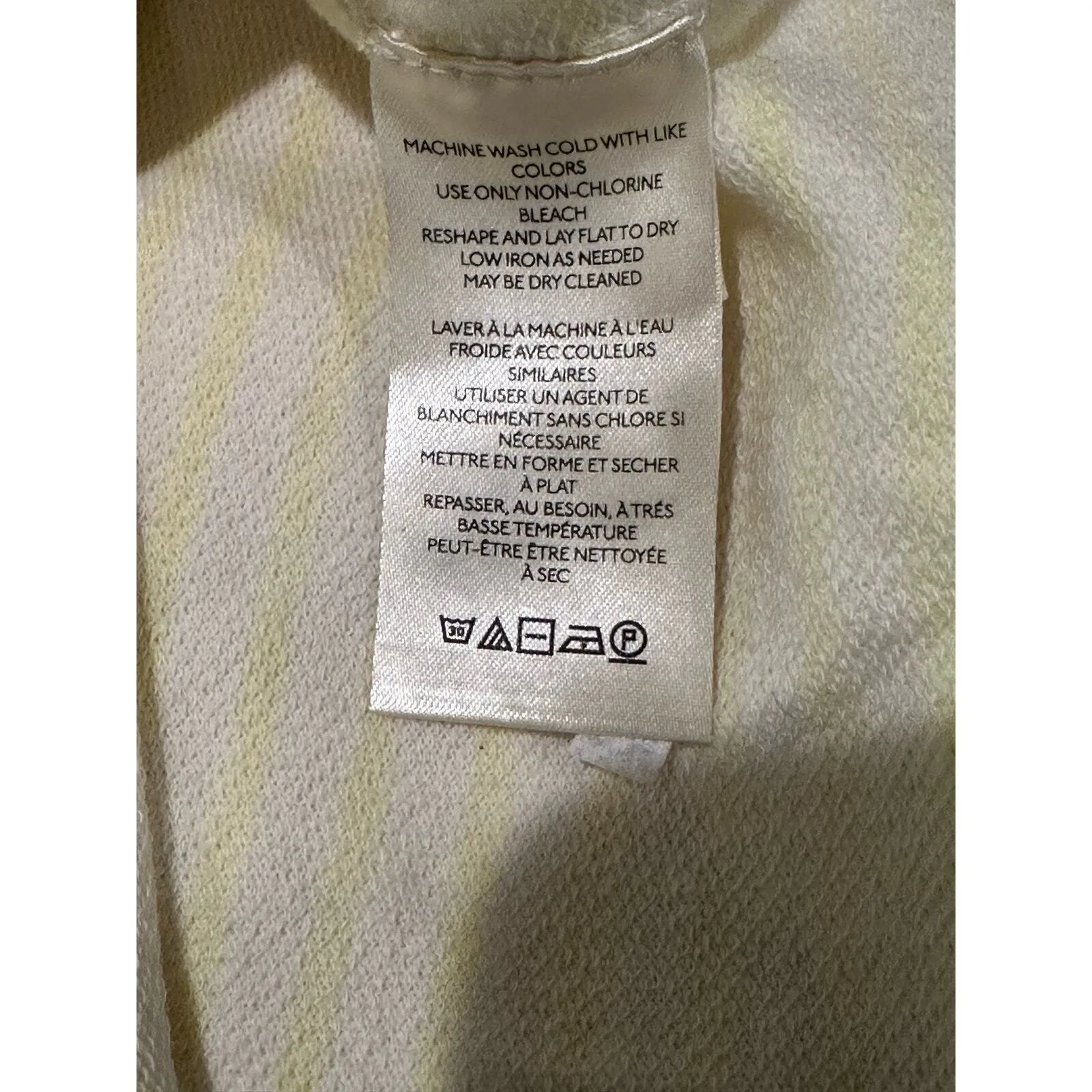 Pilcro Spliced‎ Henley Top | Anthropology Size L White Size L - Image 3