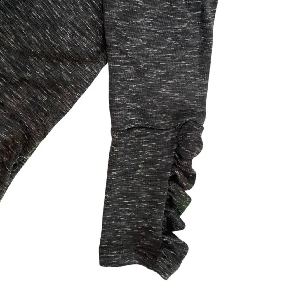 Columbia Quarter-Zip Heather Gray Long Sleeve Top - Image 4