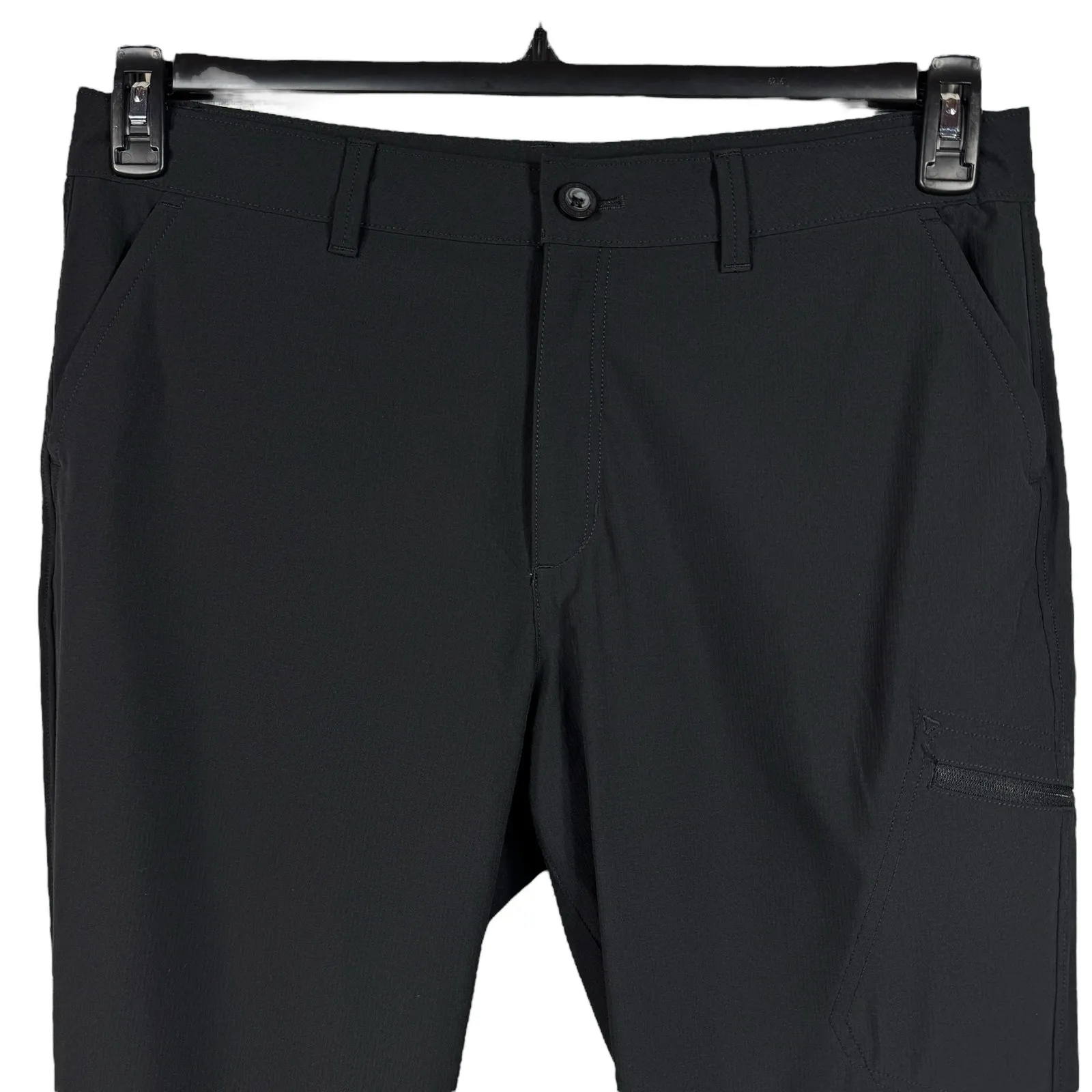 Eddie Bauer SZ 12 Ripstop Crop Pants Stretch Hi-Rise Pockets Zip-Fly Quick-Dry - Image 2