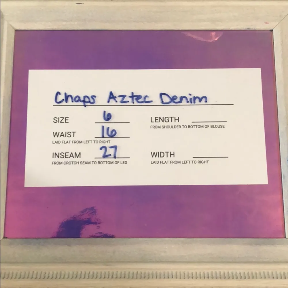 Chaps EUC denim Aztec stretch jeans - Image 5