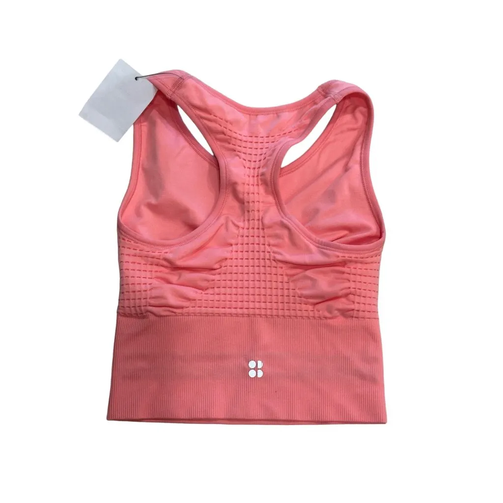 SWEATY BETTY Calypso Pink Sports Bra Size XS NEW - Image 3