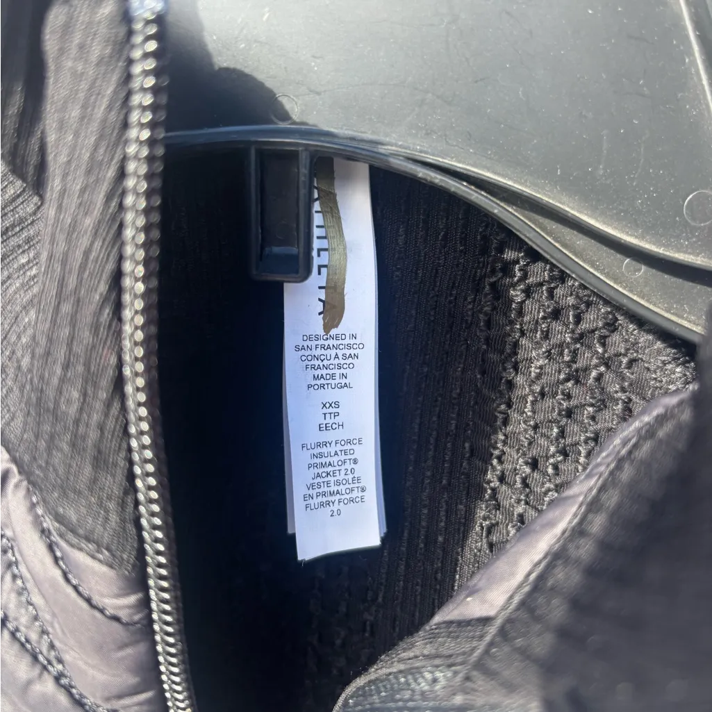 Athleta Women's Black Quilted Jacket  XXS - Image 5