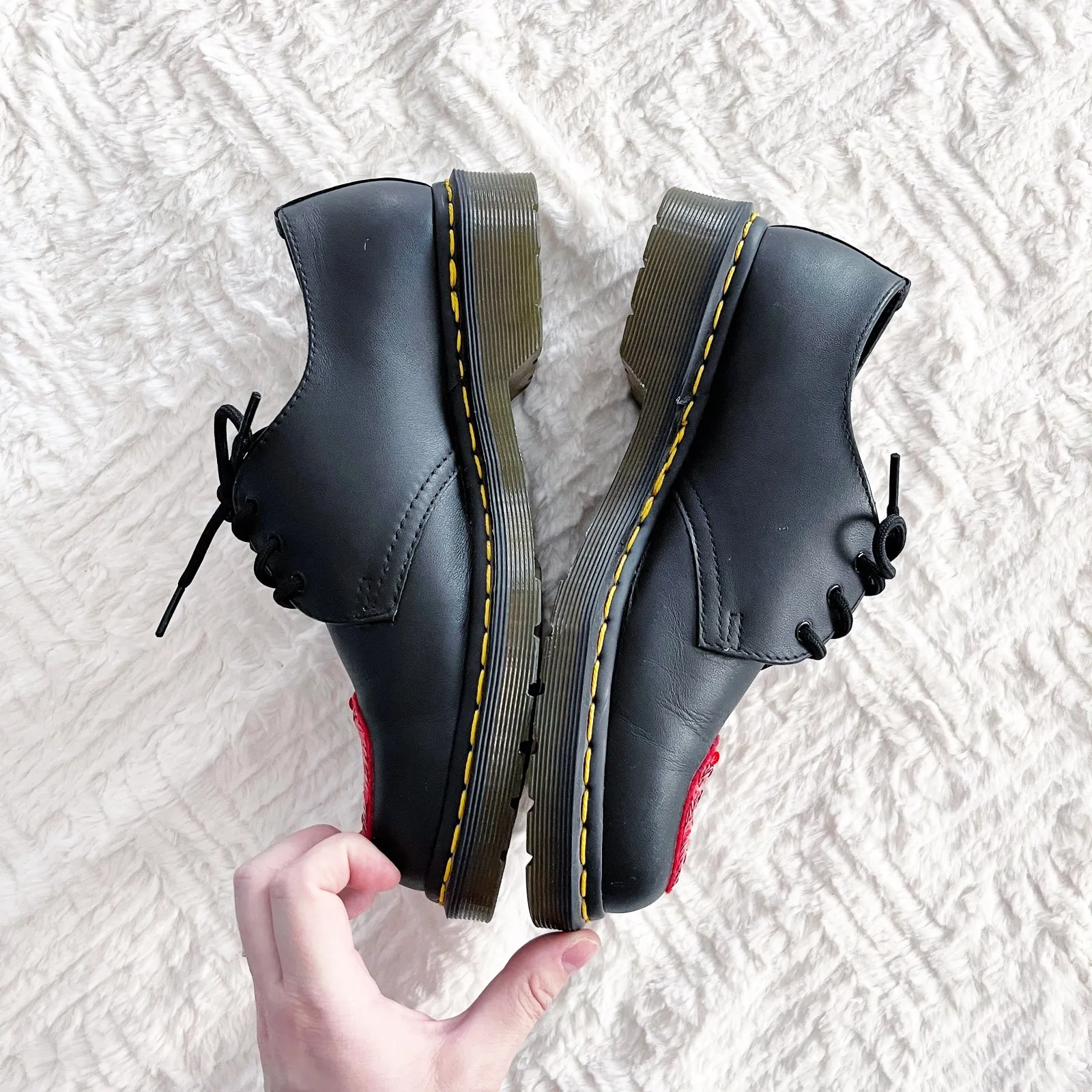 Dr. Martens 1461 Sequin Embroidered Hearts 3 Eye Oxford Shoe - Image 5