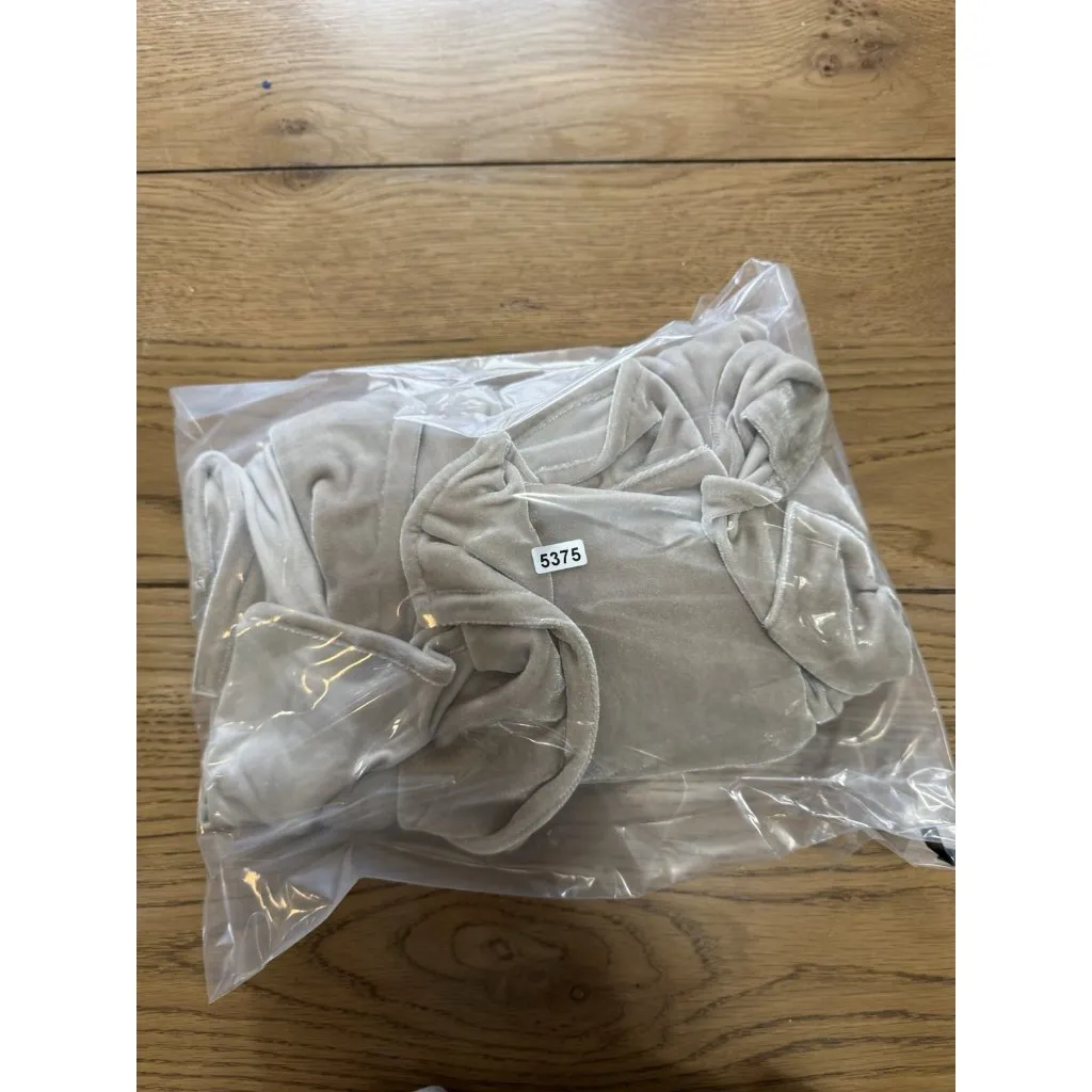 Soft‎ Surroundings Open Cardigan Women Size PM Petite Brown Velvet Shawl Collar - Image 12