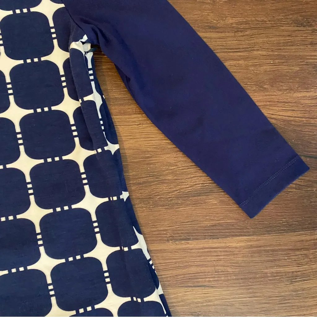 Elizabeth McKay Italian Ponte Geometric Mini Dress 4 - Image 7