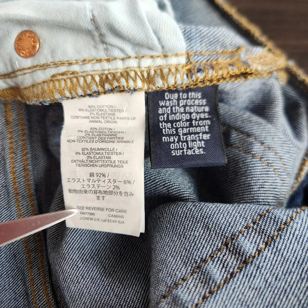 J. Crew Womens Jeans Billie Demi Boot Crop Blue Size 27 - Image 11