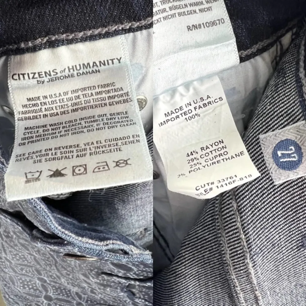 Rocket Geometric Print Coated High Rise Skinny Jeans 27 - Image 6