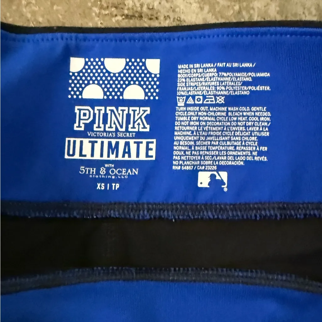 PINK Victoria's Secret Braves Black Leggings - Image 2