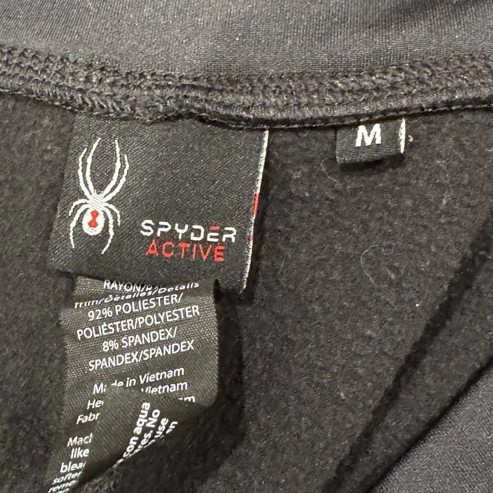 Spyder Active Black Fleece Lined Joggers Women’s Medium - Image 2