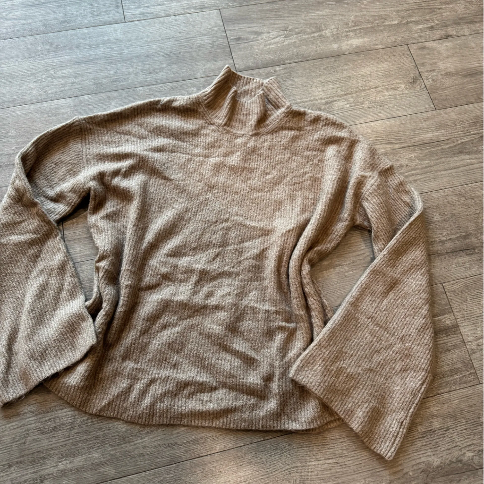 French Connection  Tan Knit Sweater - Image 4