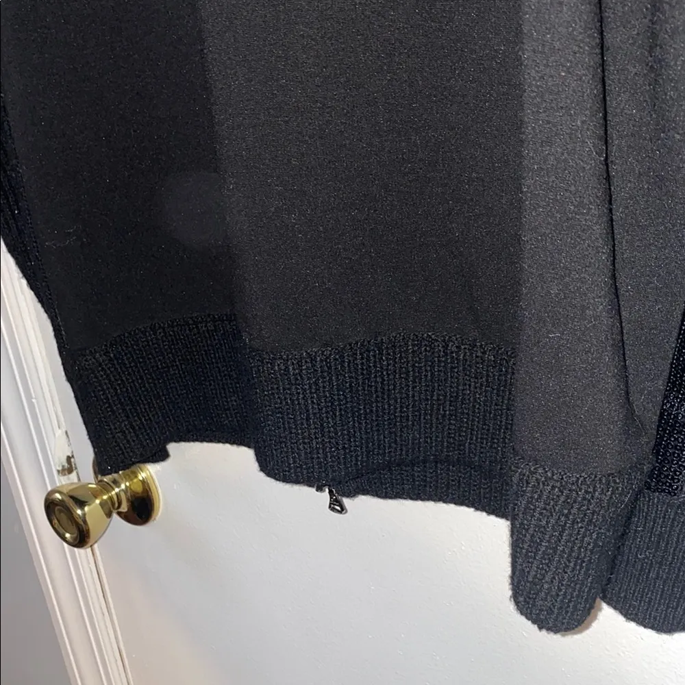 Black Quilted Jacket with Sequin Details - Image 10