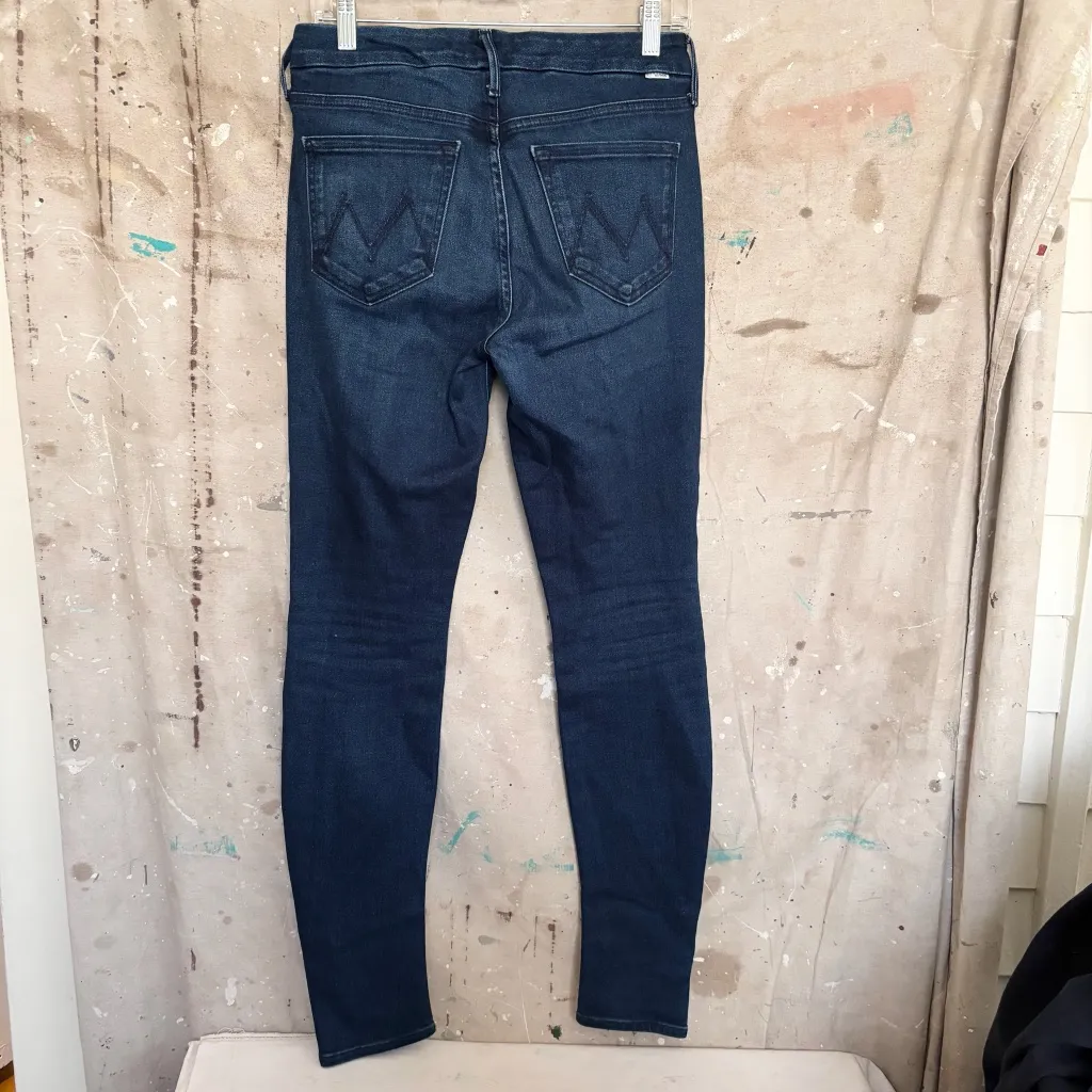 Mother the Looker Skimp in Taking Shape Wash Blue Size 27 - Image 4