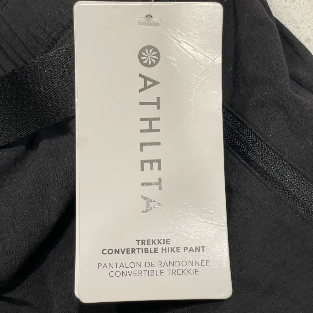 NWT - Black Athleta Trekkie Convertible Hike Pant (without legs) - “shorts” - Image 4